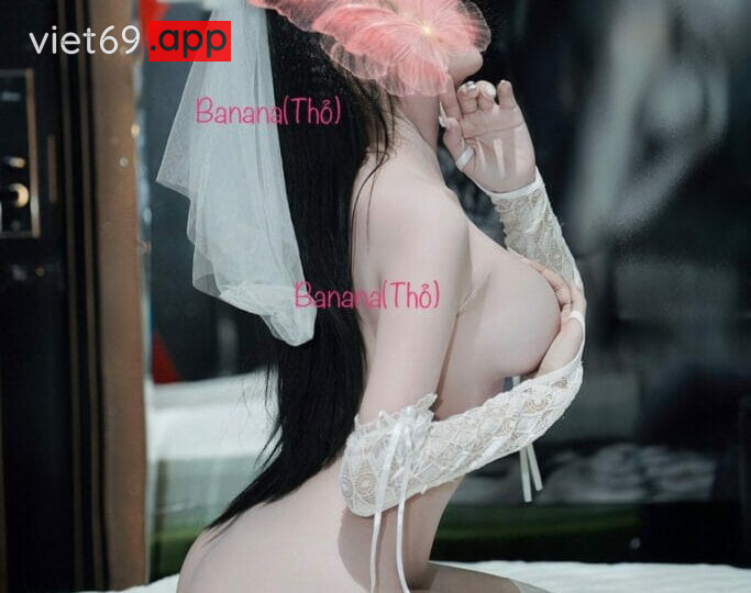 Ảnh 2 của Couple Bé Thỏ cosplay cô dâu lên đỉnh ra nước trắng (Phần 2)