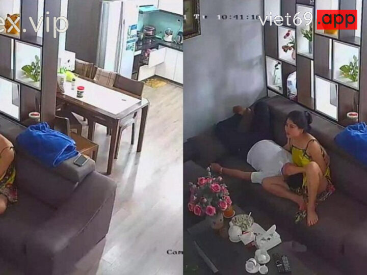 Ảnh 1 của Hack Camera Cặp vợ chồng việt vợ đang nấu ăn thì chồng lột đồ bú lồn và bế lên chịch khắp nhà – Phần 2