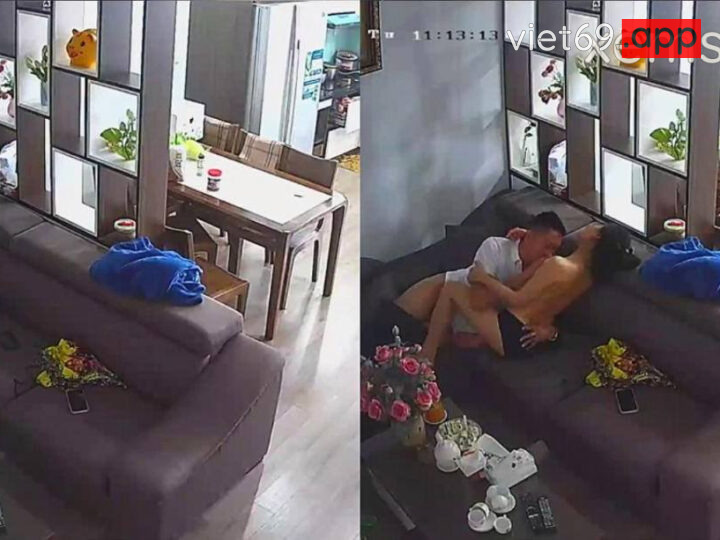 Ảnh 3 của Hack Camera Cặp vợ chồng việt vợ đang nấu ăn thì chồng lột đồ bú lồn và bế lên chịch khắp nhà – Phần 2